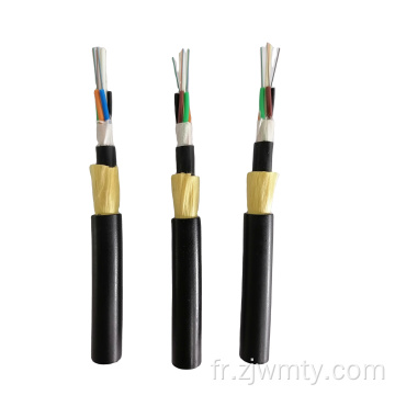 Câble fibre optique monomode aérien Adss 48C